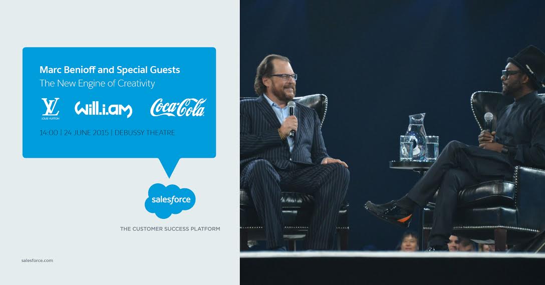 RT @salesforce: Join @Benioff & special guests incl. @iamwill @ #CannesLions for The New Engine of Creativity http://t.co/EdOSlbk9sO http:/…
