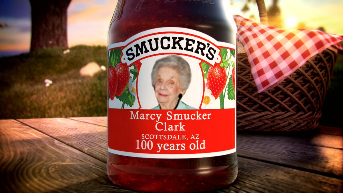 Smuckers’ A special 100th birthday wish to Smuckers’ very own Marcy