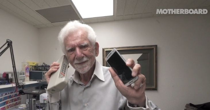 Meet Marty Cooper, the man who gave the world the cellphone:
http://t.co/p9ONBjaYCo http://t.co/7fbIzGxTE0 /via @motherboard @heykim