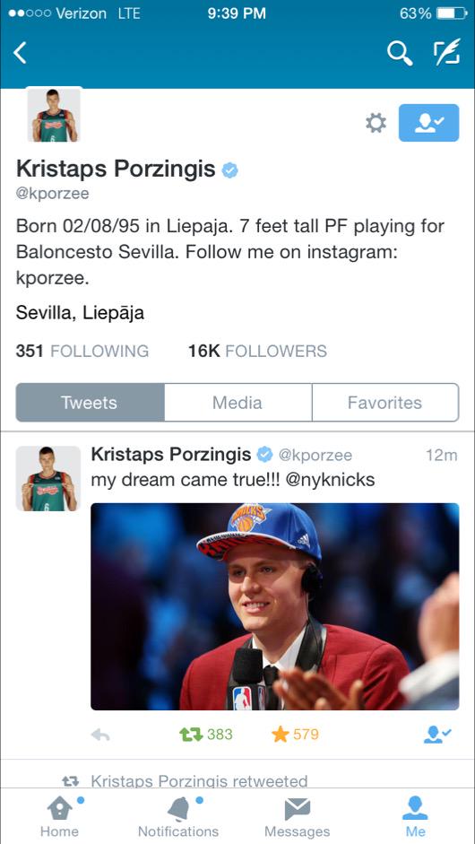 It's #FF somewhere. Let's go @nyknicks http://t.co/22OWPDOmCJ