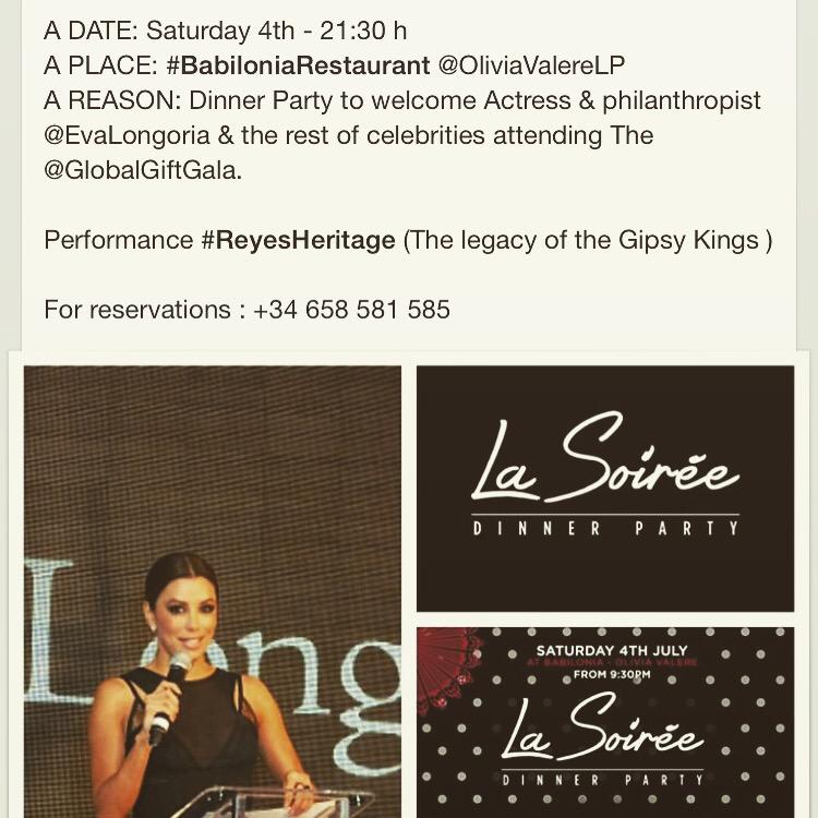 RT @OliviaValereLP: Tomorrow Night LaSoirée!!!!! ???? @EvaLongoria @LaQuintaGolf @GlobalGiftFound @GlobalGiftGala @amaurynolasco http://t.co/v…