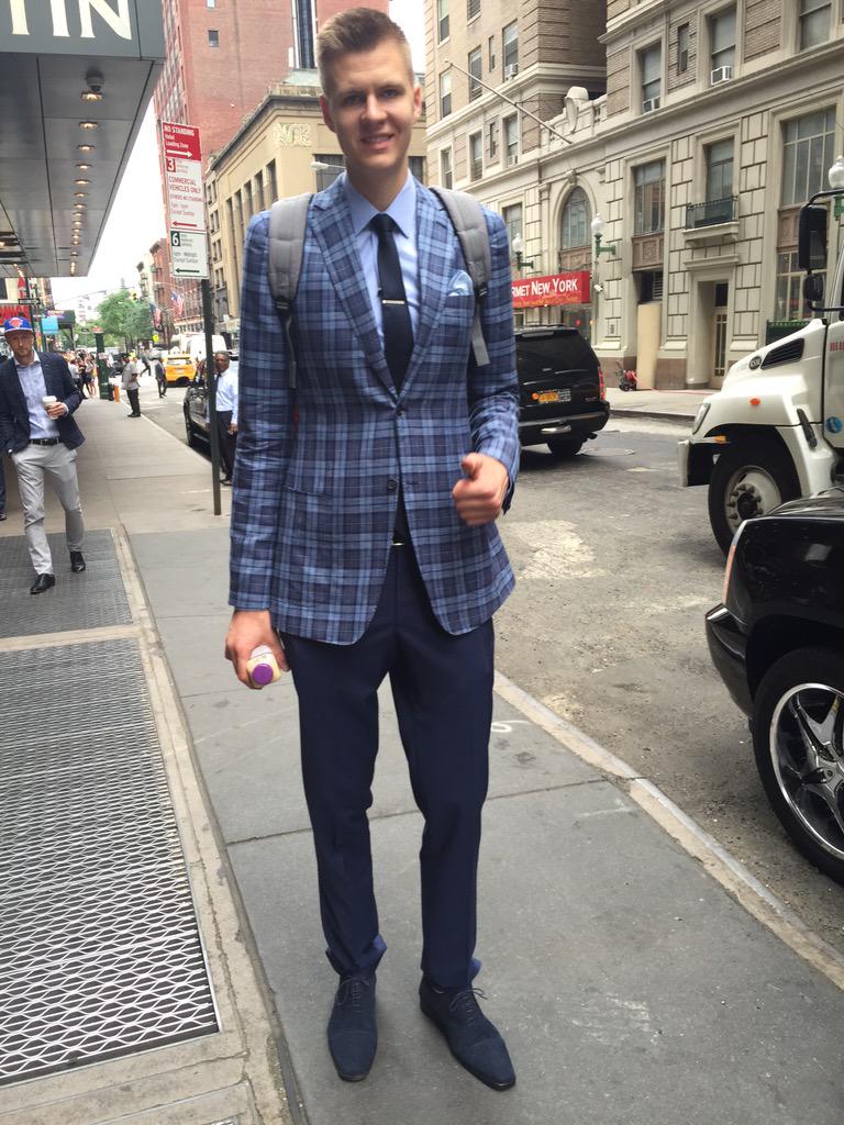 RT @nyknicks: Good morning @kporzee! #KnicksDraft15 http://t.co/RyCE2XQgwh