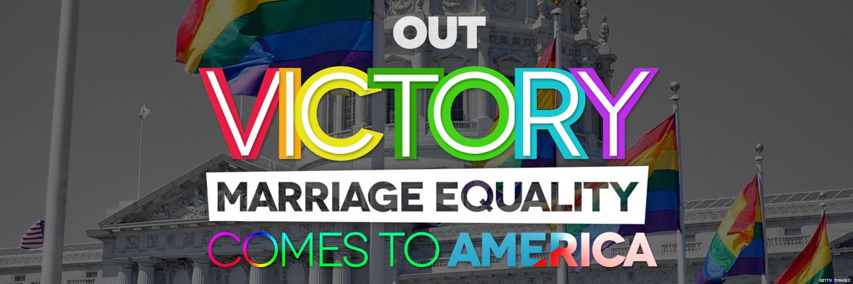BREAKING: It’s official! #MarriageEquality comes to America! #LoveWon http://t.co/ZnrM5lmVM8 /via @outmagazine
