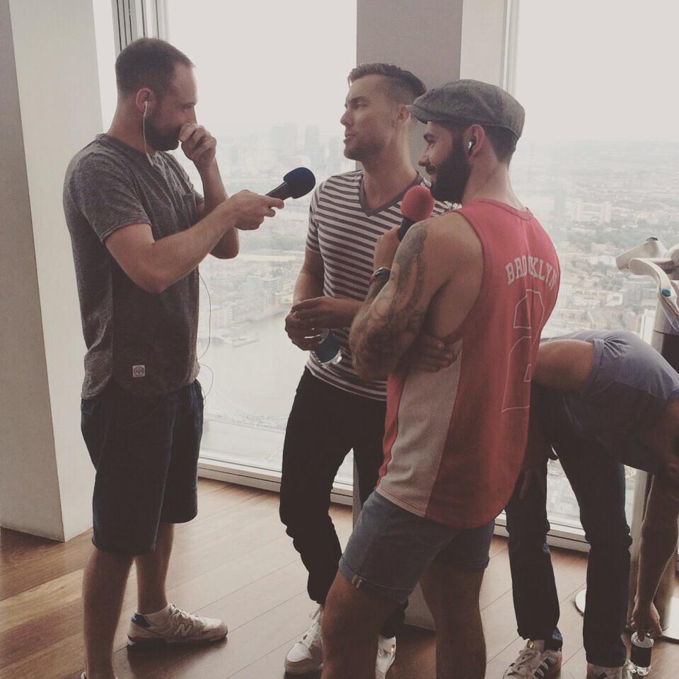RT @mchalmerspr: Top of the Shard for interviews earlier w/ @LanceBass, over from the US for #AttitudePrideAwards! @delta @AttitudeMag http…