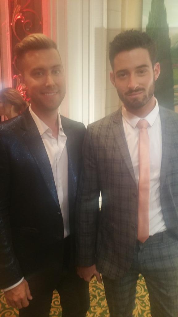 RT @OK_Magazine: We're celebrating #LoveWins with @LanceBass @MichaelTurchin at the #AttitudePrideAwards http://t.co/LXbxjLxMsk