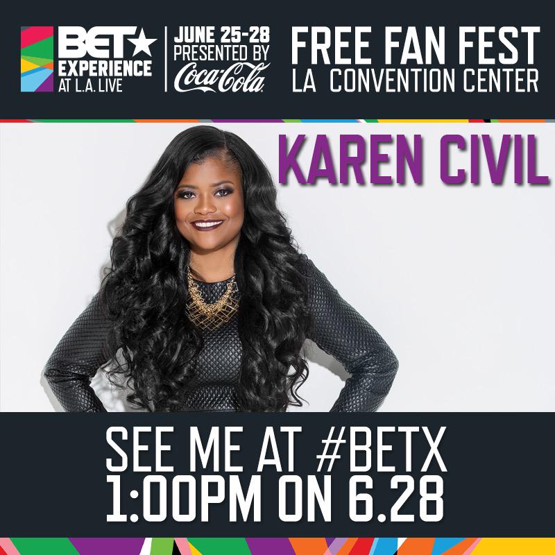 RT @KarenCivil: Beyond the music for #BETGeniusTalks w/ @Tyrese @kellyrowland hosted by me at #BETX at 1pm today! http://t.co/wP13jscoYS