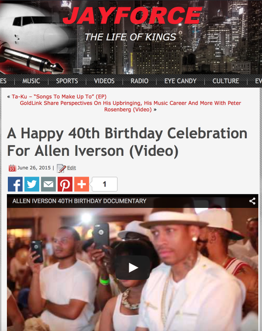 Allen Iverson’s Birthday Celebration | HappyBday.to