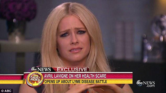 RT @DailyMailCeleb: Avril Lavigne breaks down as she talks about her battle with Lyme disease http://t.co/QFSpmveFuW http://t.co/EDcbxrT6DE