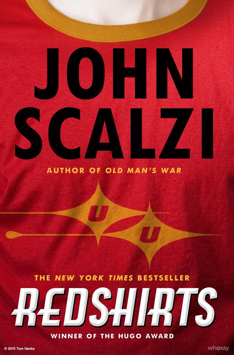 My Summer reading. REDSHIRTS, then anything else by John Scalzi! Hanx. http://t.co/jgCuSRZPqT