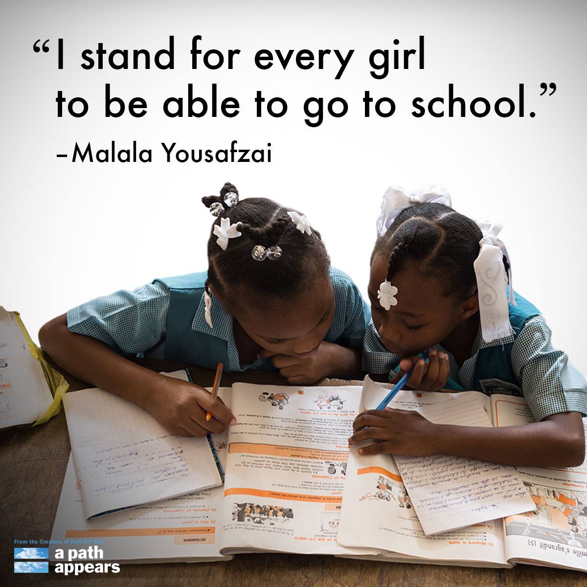 RT @APathAppears: An educated girl knows her value. #GirlsLead15 #LetGirlsLearn cc: @FLOTUS http://t.co/K7BP3b4Duo http://t.co/QxkNGaXXF0