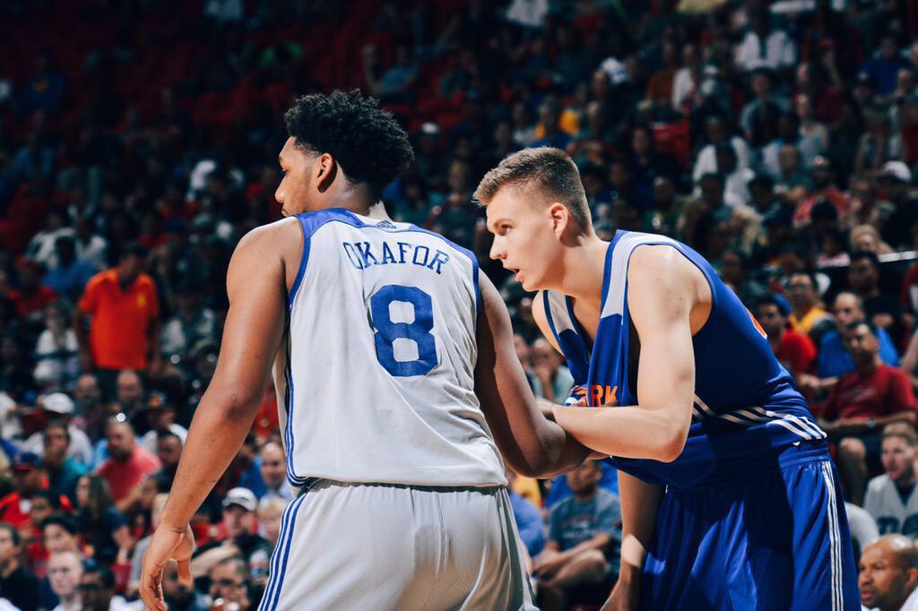 RT @kporzee: Got that W against Philly. It was great going up against my guy @JahlilOkafor http://t.co/2D0SOAJ8Bc