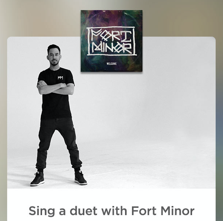 Sing and record with @mikeshinoda on the @FortMinor song 