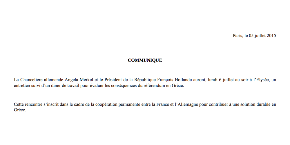 resultat rencontre hollande merkel