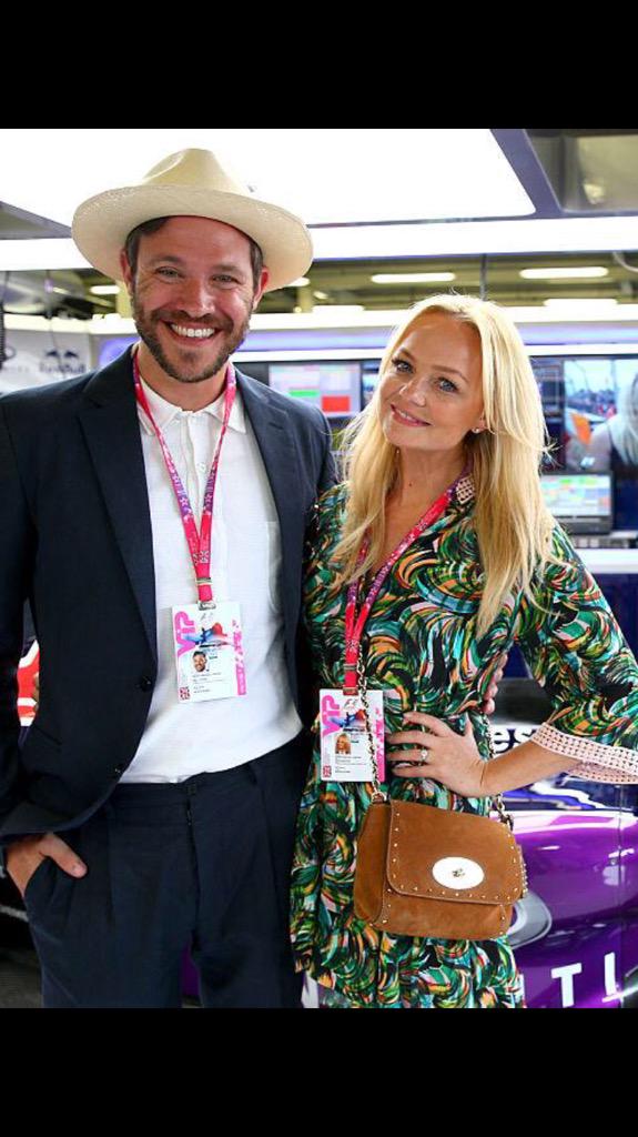 RT @will_young31: Me and my pal....@EmmaBunton #Silverstone http://t.co/SFL65xv48i