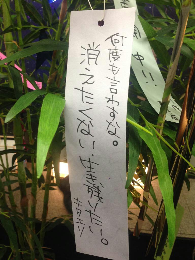 キタエリ短冊13 声優として生き残れますように 14 生きた証を残せますように 15 消えたくない 生き残りたい ツイナビ