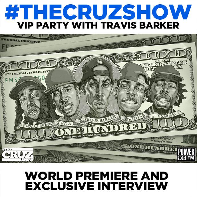RT @DJFelliFel: #TheCruzShow wants to hook u up w/ a meet n greet w @travisbarker and all u need is IG! Info: http://t.co/UlwSfgPGWF http:/…