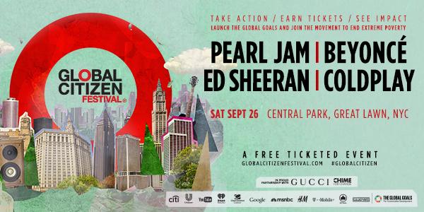 .@GlblCtzn just revealed the 2015 #GlobalCitizen Festival lineup! Take action & win tickets: http://t.co/H3FUJjW24c http://t.co/1vKy3q2LUj