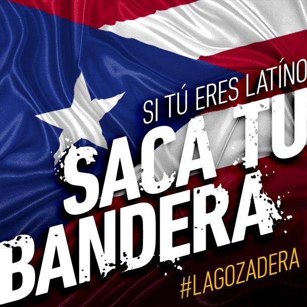 RT @SonyMusicLatin: Si tú eres Latino, saca tu bandera, #PuertoRico se formó #LaGozadera! @GdZOficial @MarcAnthony http://t.co/f3XZAuFD8K h…