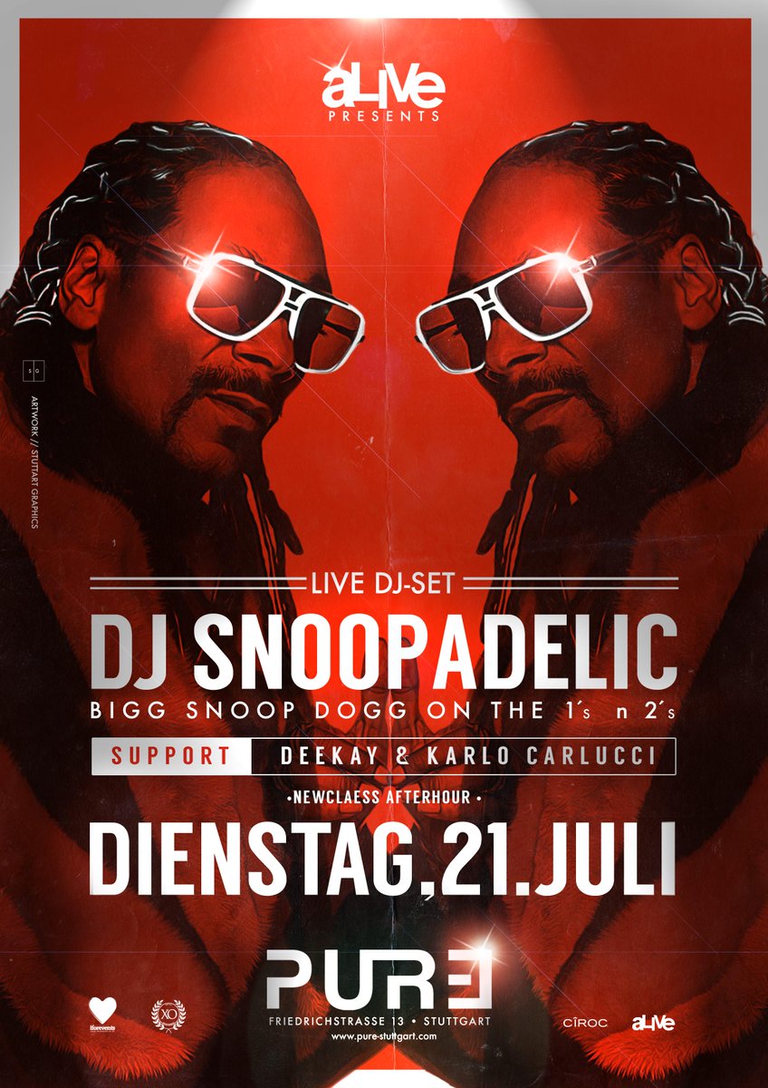 Germany !! Catch me #DJSNOOPADELIC @PURE_Stuttgart july 21 S/o @iforevents 

Tickets: http://t.co/hedVum8Afm http://t.co/Rvz6VFcZqt