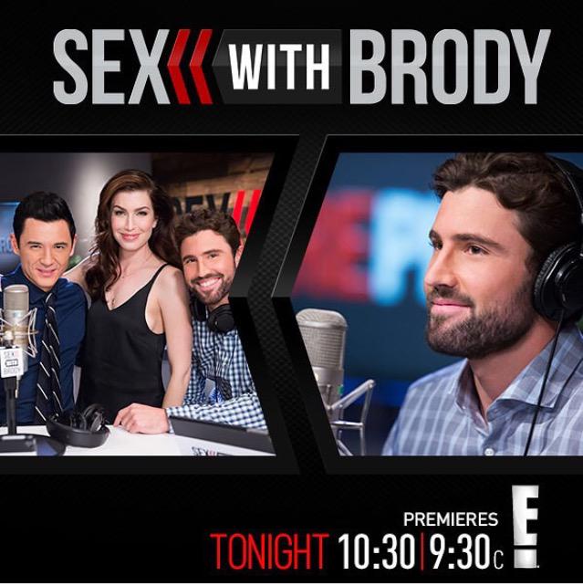 Tonight I get candid on E! #SexWithBrody @StevieRyan @BrodyJenner @DoctorMikeDow had to keep it ????????.. Bring it! 10:30 http://t.co/5R7osbwN3j