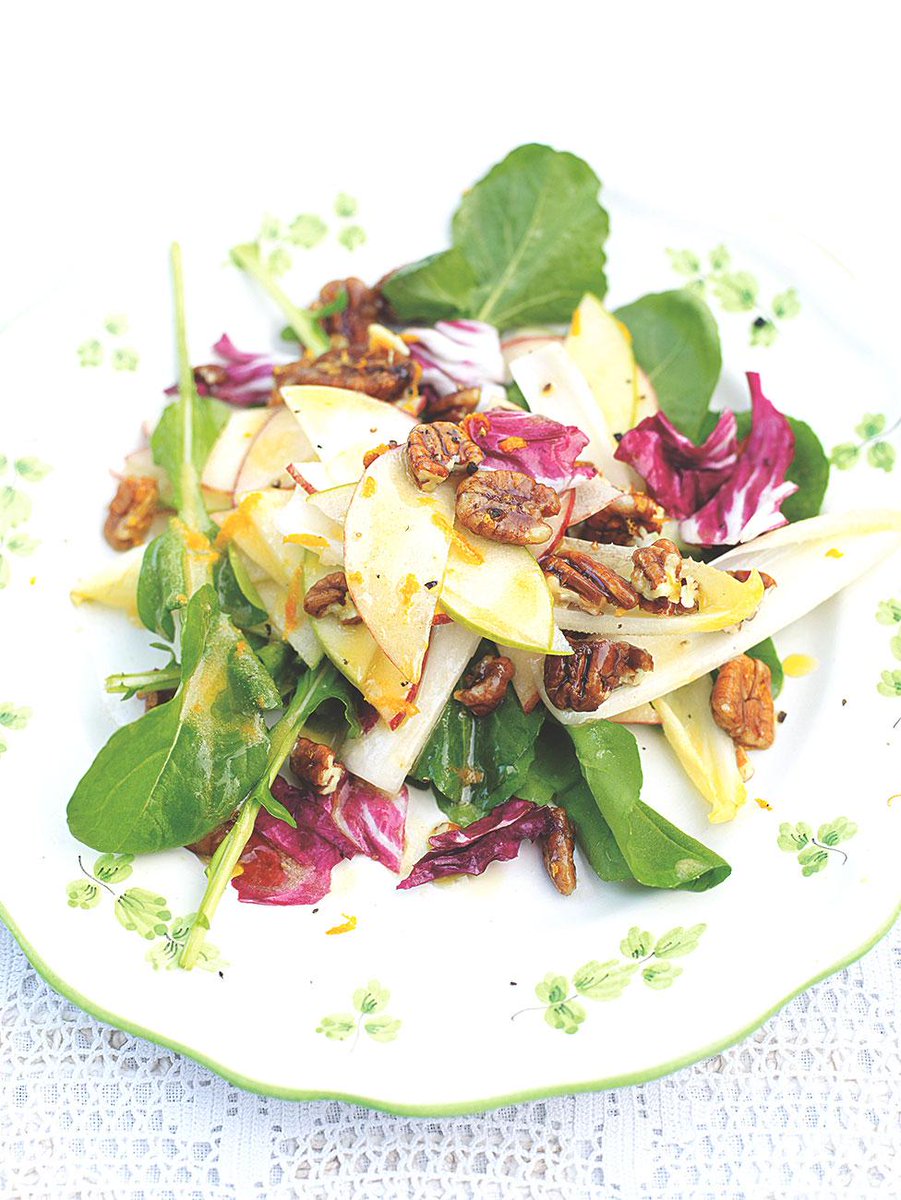 #Recipeoftheday Southern pecan & apple salad with radicchio & chicory #MeatFreeMonday http://t.co/f5tUNq6i96 http://t.co/Qhu9H3JtQK