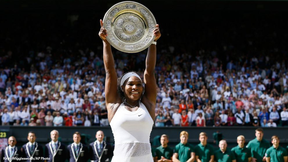 RT @TheView: Serena Williams wins Wimbledon for 'Serena Slam'—is the grand slam next? http://t.co/2IT5HFnZ9q http://t.co/h7m3L03Zp4