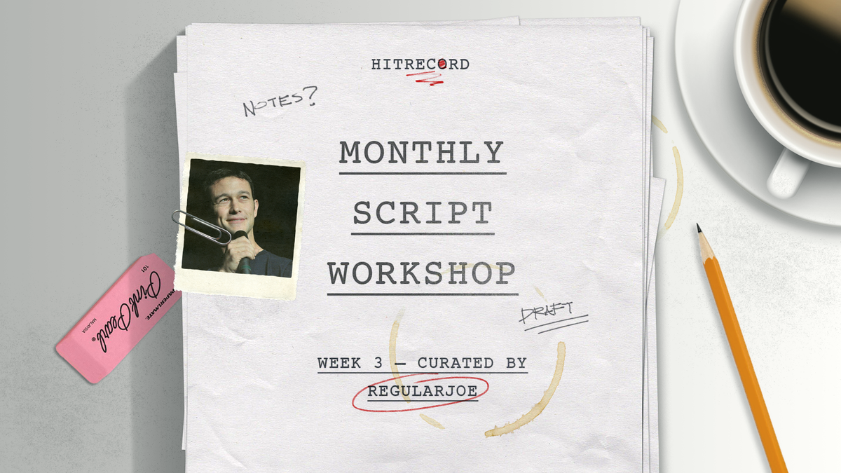 RT @hitRECord: We've started the next phase of the #MonthlyScriptWorkshop. Come write this screenplay w/ us - http://t.co/pmSWtz5asn http:/…