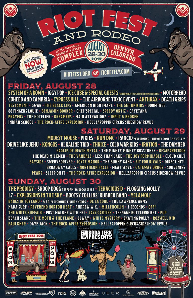 Denver !! Catch me live @RiotFest on sunday 8/30 !

 Tix: http://t.co/tBzFnPbCt4 http://t.co/pBelaRivXV