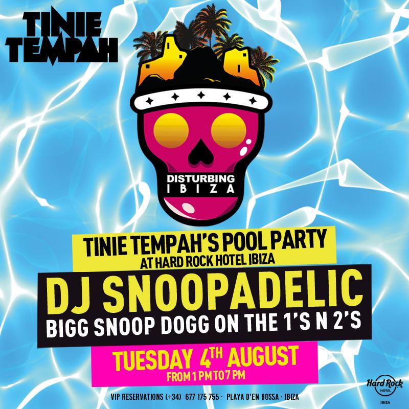 Ibiza !! Catch me #DJSNOOPADELIC live Aug 4 wit @TinieTempah at @HRHibiza #DisturbingIbiza S/o @iforphin ! http://t.co/aS0a2jKFi1