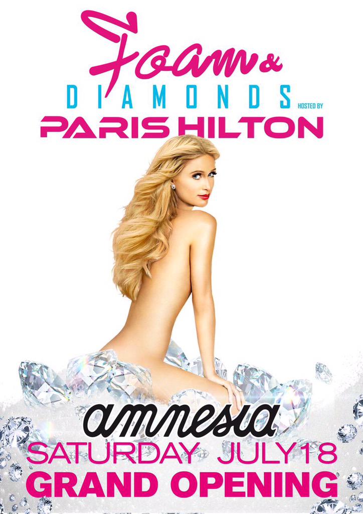 RT @LittleHiltonboy: @ParisHilton 's Grand Opening at @amnesiaclub was a huge success!The dancefloor was overcrowded & the music was sick! …