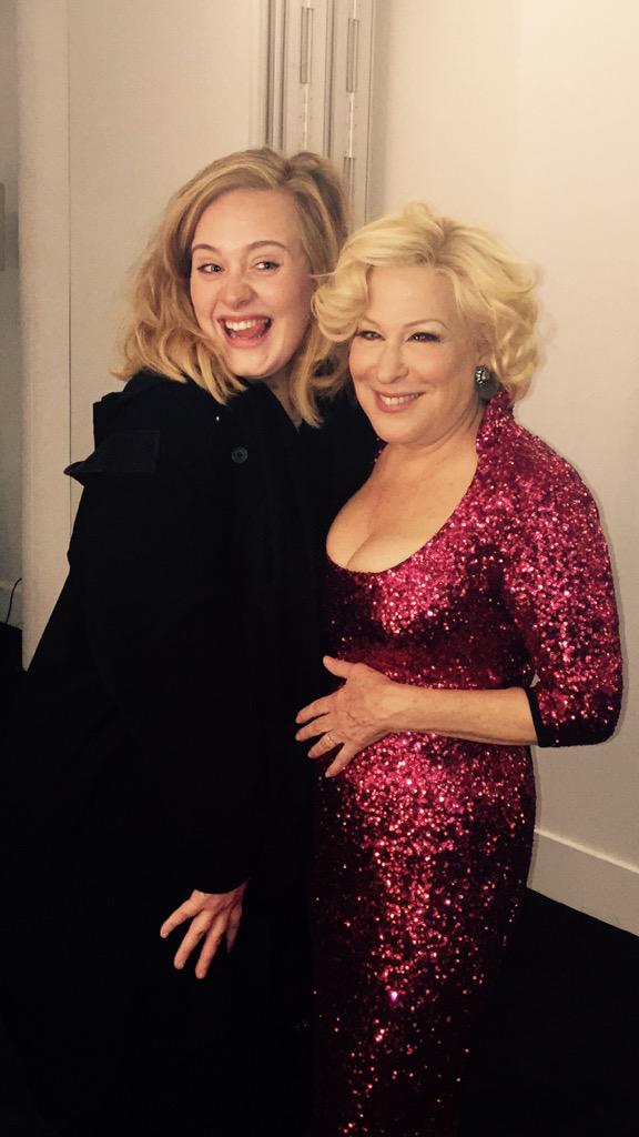 @BetteMidler I love that you posted the pic of me holding it together. When this is really what happened... X 