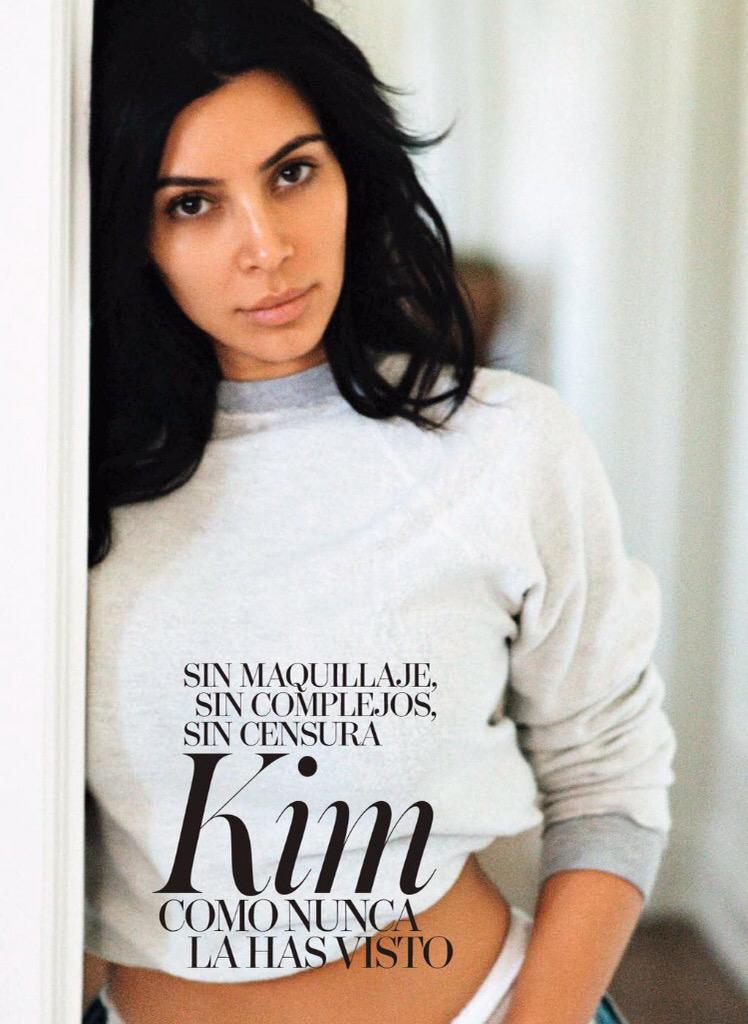 This has to be my fav shoot I've done! Thank u @VogueSpain & Theo Wenner 4 these amazing pics! #NoMakeUp #KimNoFilter http://t.co/u2WAo8cR2U