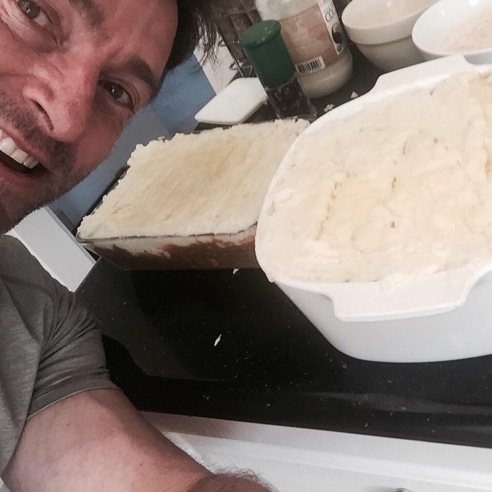 Made Mama her fave Shepard's Pie. Yup I made it. (BUT, if it's inedible -was in the gym, a meeting, walking the dog) http://t.co/n6fGhNRNt3