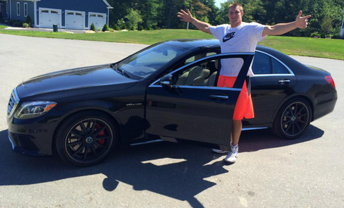 Foto do carro de Rob Gronkowski Mercedes