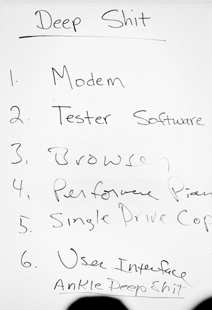 a steve jobs to do list includes a set of technical challenges for