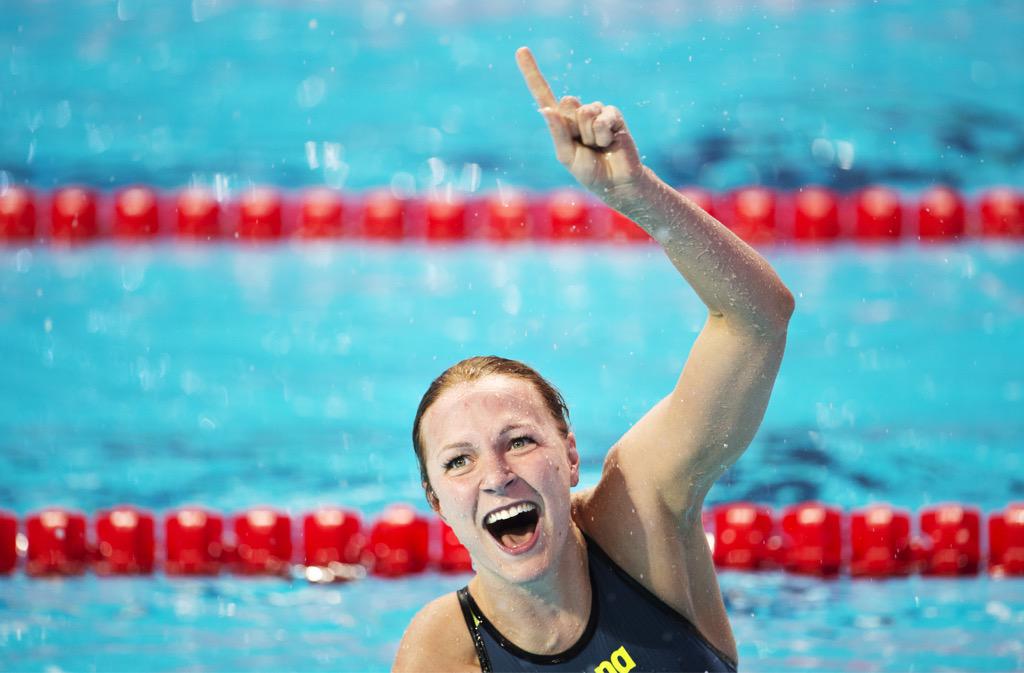 World record x2 and gold medal in the 100 fly! #Kazan2015 #WorldChampion 