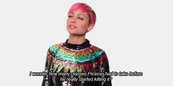 RT @candidlynicole: .@nicolerichie art show! Check out this sneak peek of tomorrow's all new #CandidlyNicole​! --> http://t.co/HgRa30AFWj h…