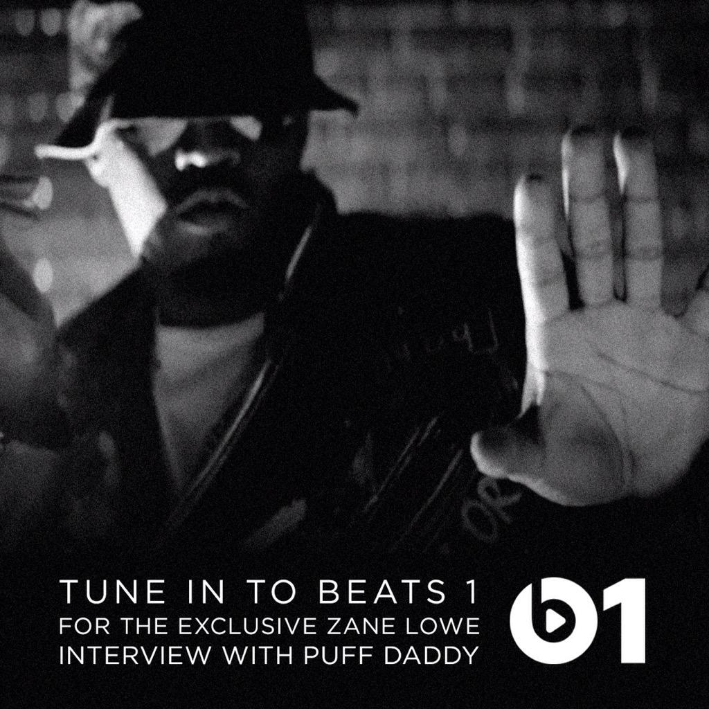 Tune into Beats 1 for my interview with @ZaneLowe​ at 10AM PST / 1PM EST!  #PuﬀDaddyAndTheFamily #FinnaGetLoose http://t.co/jNbx1yTBfE