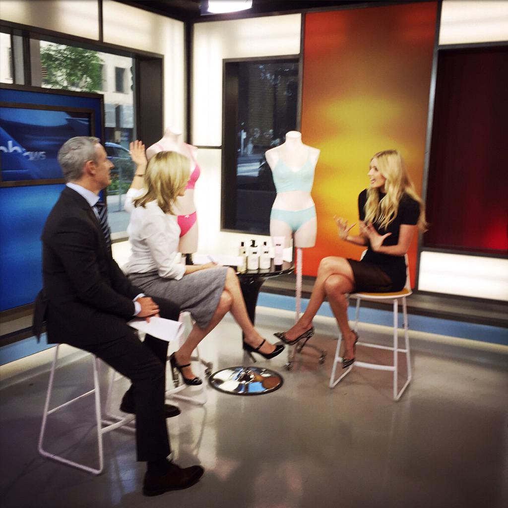 .@ElsaHosk's first stop @morningshowto for the Instagram takeover! Keep following! #ElsaTakeover #NewestAngels http://t.co/caLe3IiAOR