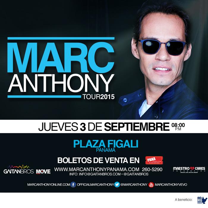 RT @MiDiarioPanama: Este 3 de septiembre llega a Panamá, El grande de la salsa @MarcAnthony. gracias a @gaitanbros http://t.co/16UGJBnoOX