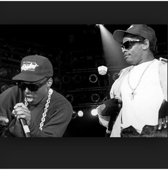 MC Ren & Eazy-E  #StraightOuttaCompton in theaters now! http://t.co/8nvePffbpC