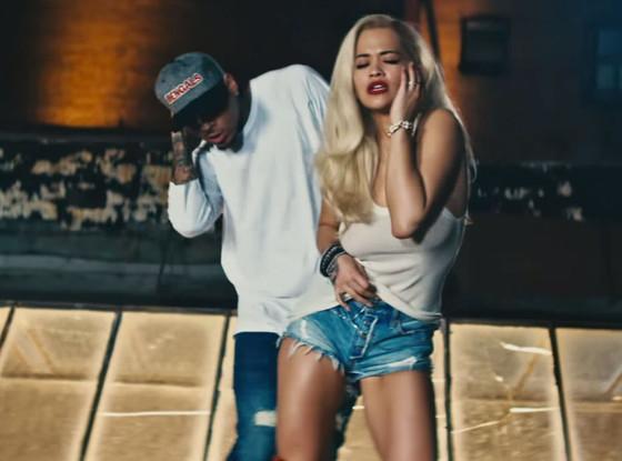 RT @eonline: Damn! The sexual tension is REAL in Chris Brown & Rita Ora's new 