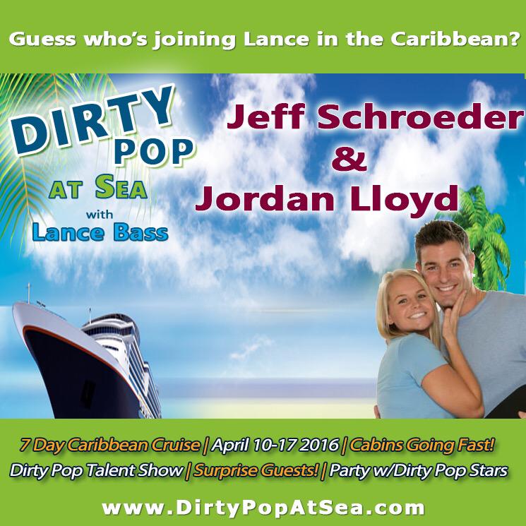 RT @jeffschroeder23: Come join @LanceBass, @BBJordanLloyd & I at sea this April or you'll be 