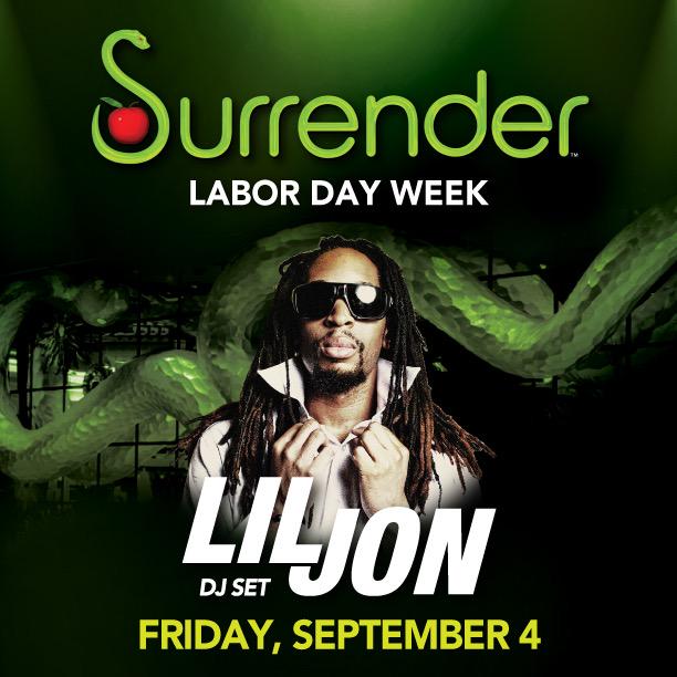 RT @SurrenderVegas: This Friday, @LilJon brings you the best #LaborDayWeekend party! #TIMETOGETLOOSE Tix: http://t.co/J10yBHVftn http://t.c…