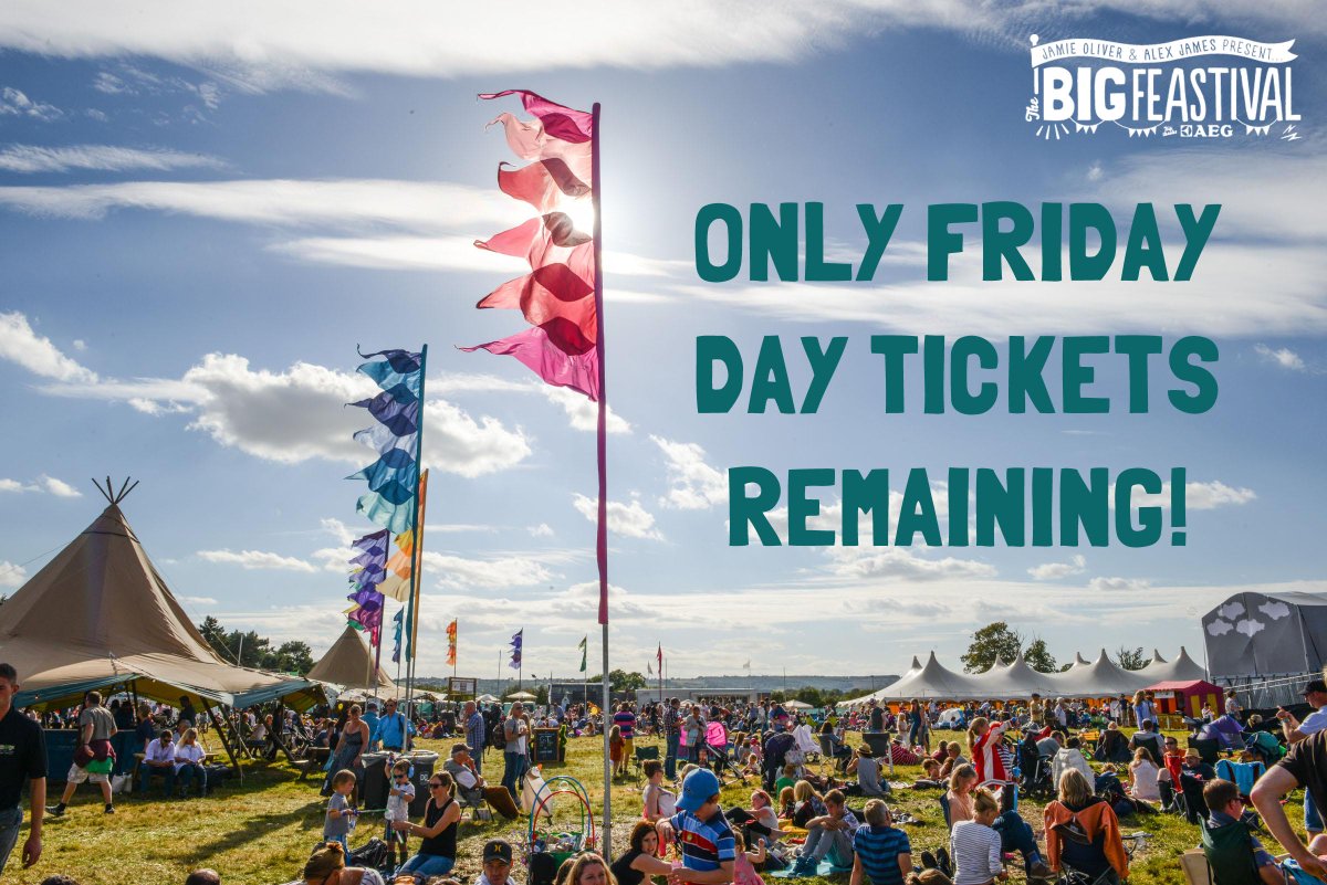 RT @thebigfeastival: Saturday, Sunday and Weekend tickets are now sold out! Hurry - Friday tickets still available! http://t.co/BJdZWv8wKm …