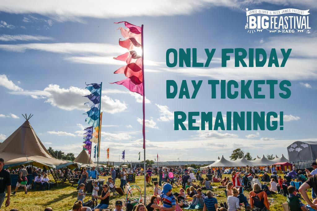 Guys @thebigfeastival starts this week! Few Friday tickets still available! http://t.co/lMu13a1wT7 http://t.co/08ssANQl3z