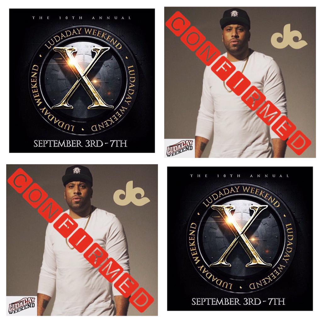 RT @LudacrisFdtn: We have confirmed @DonCannon for #LudaDayWeekend10 http://t.co/zDQwyhIOBt