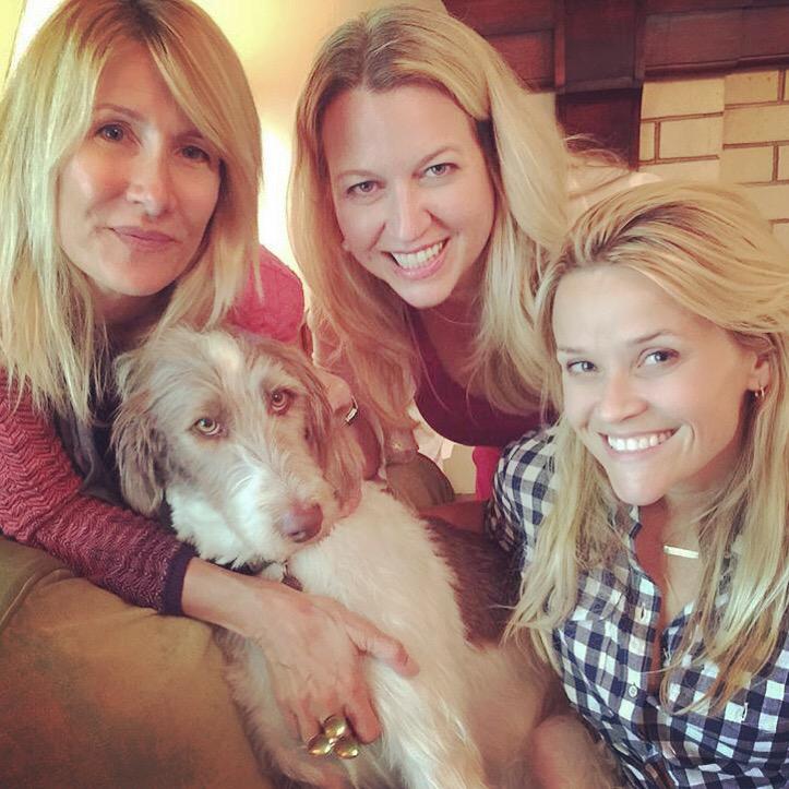 One more. Thanks for an amazing escape ladies xo @cherylstrayed @lauradern http://t.co/OPbq3uE9Ry