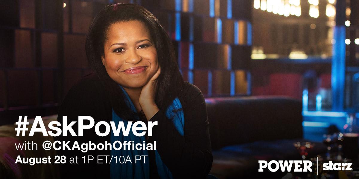 RT @Power_Starz: #PowerTV Creator @CKAgbohOfficial will be here TOMORROW for an #AskPower Q&A. Get your questions ready. http://t.co/MxkRsZ…
