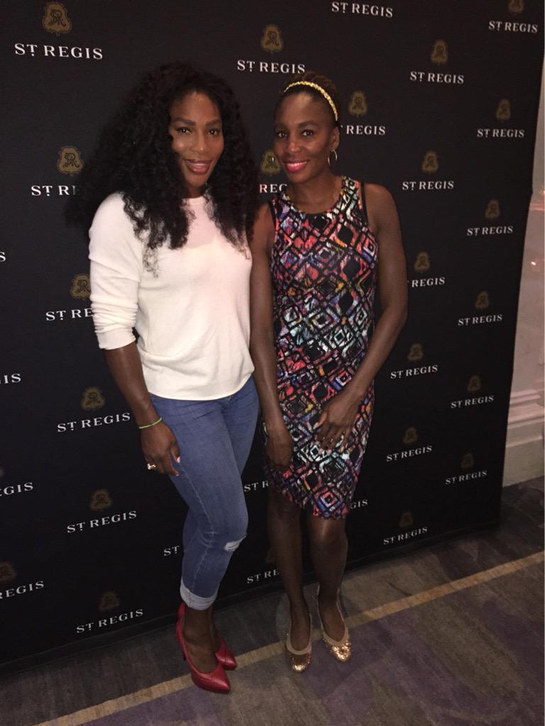 So excited to be back at the @StRegisNewYork for another #USOpen with @venuseswilliams http://t.co/JUkVfU0DWK